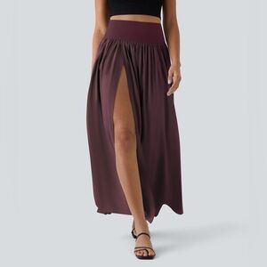 HALARA Breezeful™ High Waisted Split 2-in-1 Flowy Quick Dry Maxi Casual Skirt